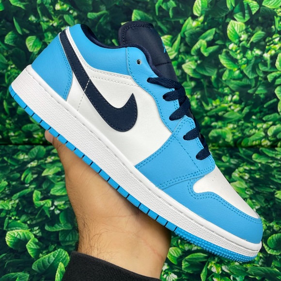 Jordan Shoes | Nike Air Jordan Low Gs Unc University Blue | Poshmark